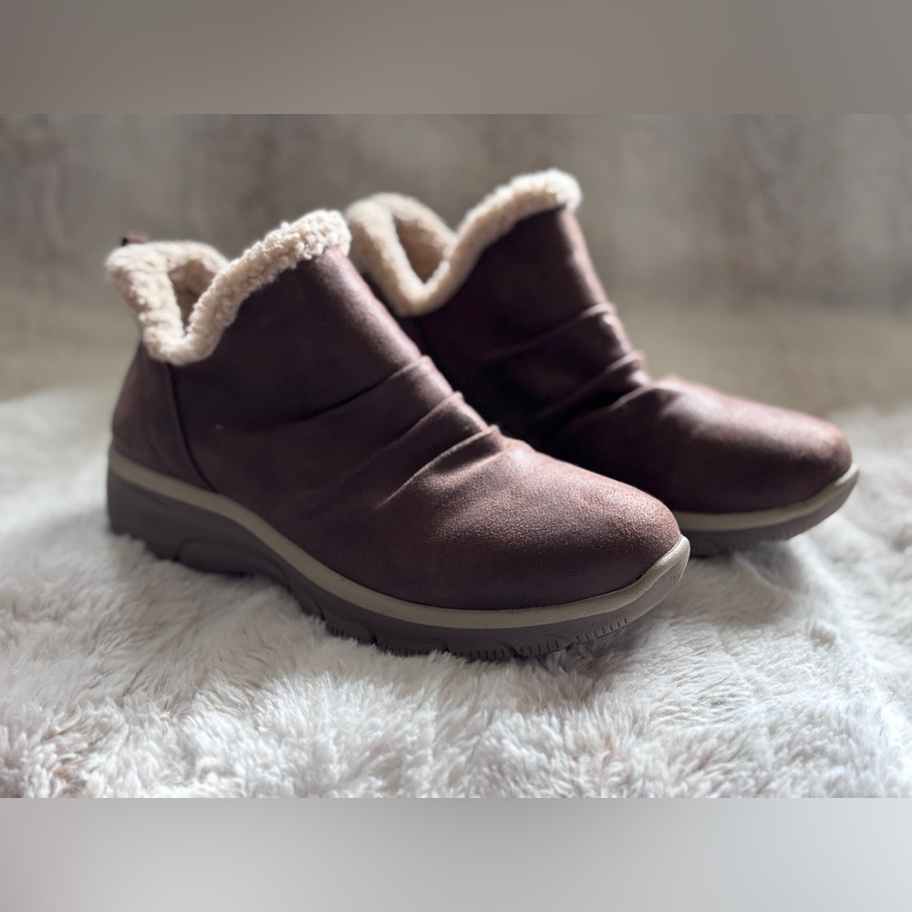 Skechers Easy Going Water Repellent Ankle Boots Sweet Treasure 7.5 - Picture 2 of 9